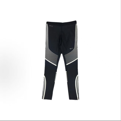 Nike耐克  速干紧身条纹 跑步长裤 男款 717751-013
