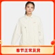 耐克 133 NIKE女子运动宽松休闲防风印花翻领梭织夹克外套HF6179