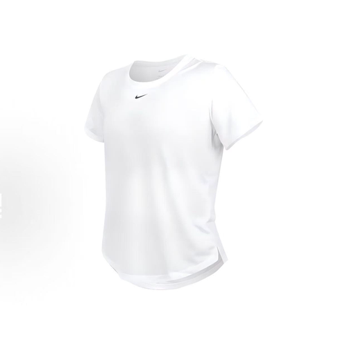 Nike耐克 纯色修i先慢跑短袖透气速干 T恤女款白色 DD0639-100