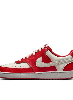 耐克/Nike Court Borough  百搭 低帮 女款红色板鞋 DH3158-602