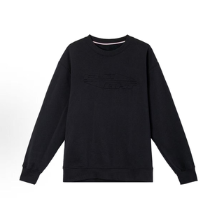 NIKE耐克 Jordan logo 加绒圆领运动长袖黑色男款卫衣 FV7234-010