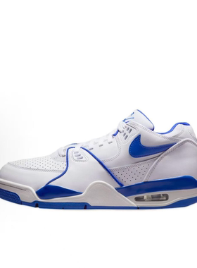 耐克/Nike AIR FLIGHT 89 白蓝色舒适百搭休闲篮球鞋 FZ3045-100