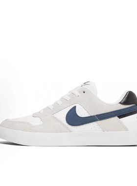 NIKE/耐克 SB Delta  皮革 蓝钩 低帮板鞋 942237-100