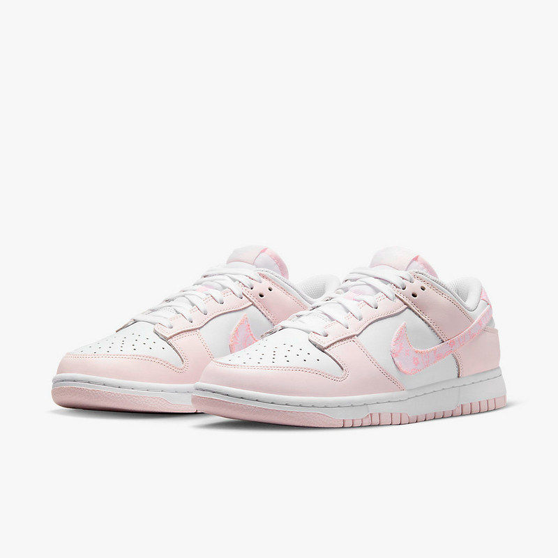 NIKE/耐克女鞋Dunk Low珍珠粉低帮板鞋粉勾运动休闲鞋FD1449-100