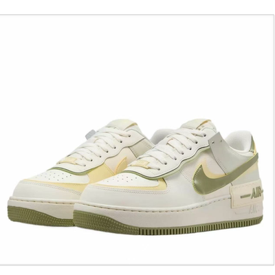 NIKE/耐克 Air Force 1  LOW 低帮白绿色空军板鞋 FN6335-101