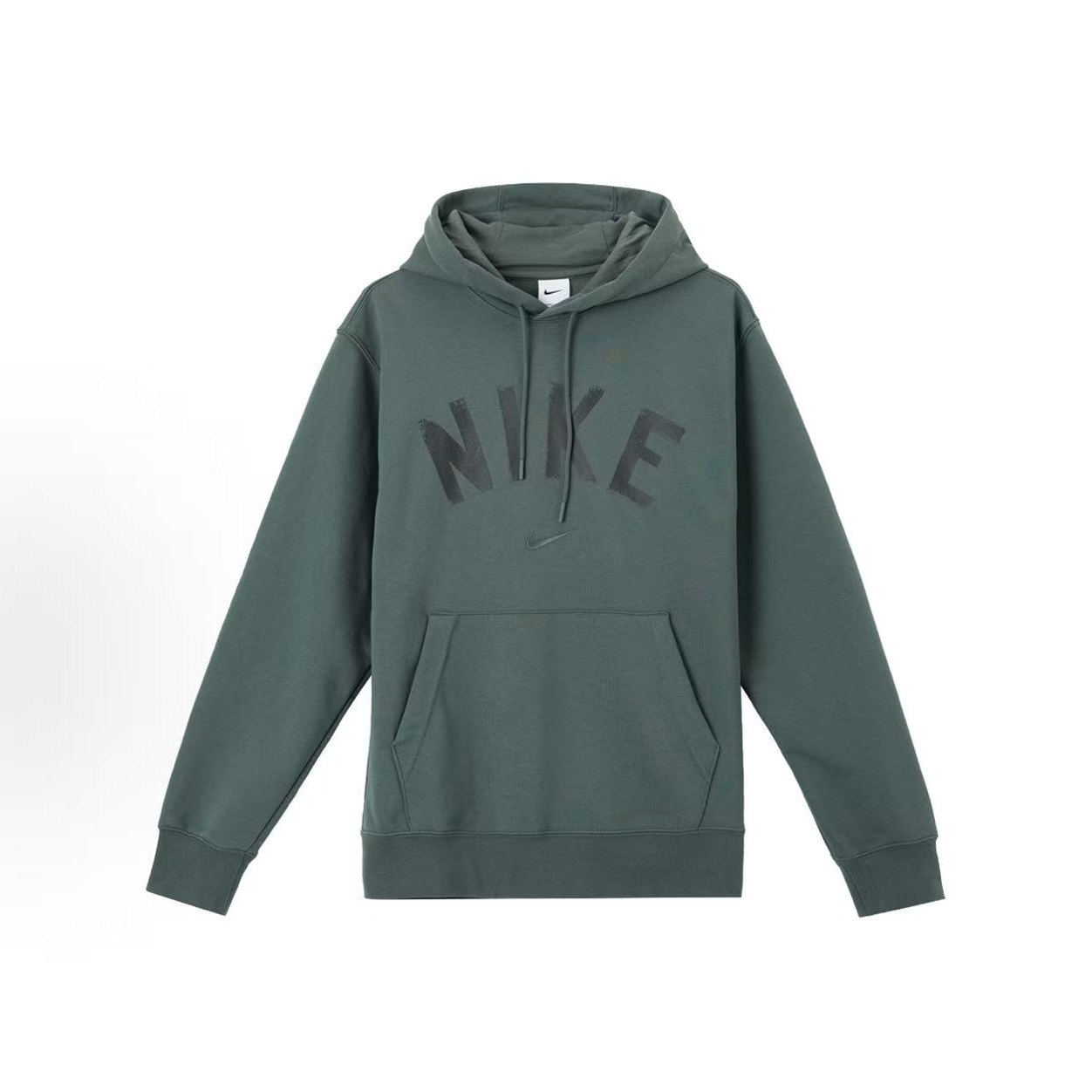 NIKE耐克 印花LOGO连帽长袖卫衣 男款绿色 FV9920-338