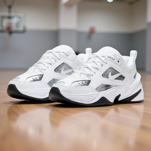 Nike耐克M2K Tekno银白M2K女款低帮老爹鞋复古休闲板鞋CJ9583-100