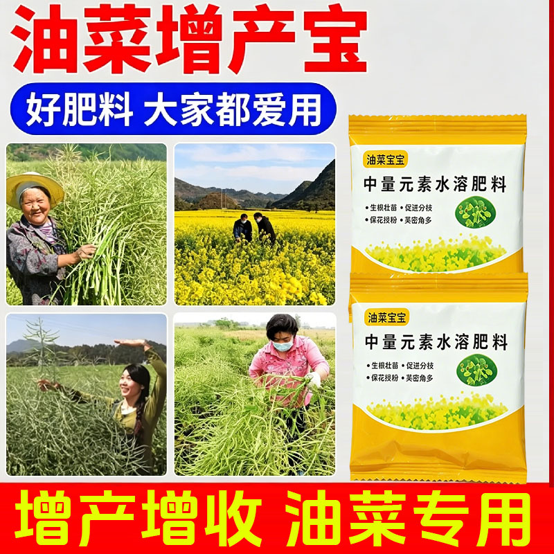 油菜宝宝提高出油率促花授粉