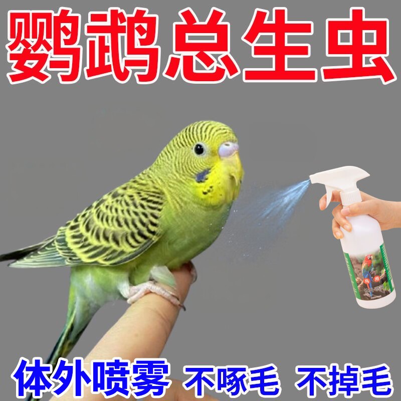 鸟类通用体外喷雾啄毛掉毛