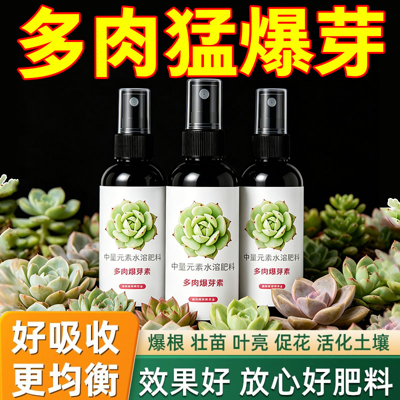 多肉矮胖素促生长增色增肥催芽