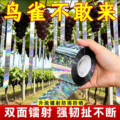 镭射驱鸟彩带反光亮片果园驱鸟器