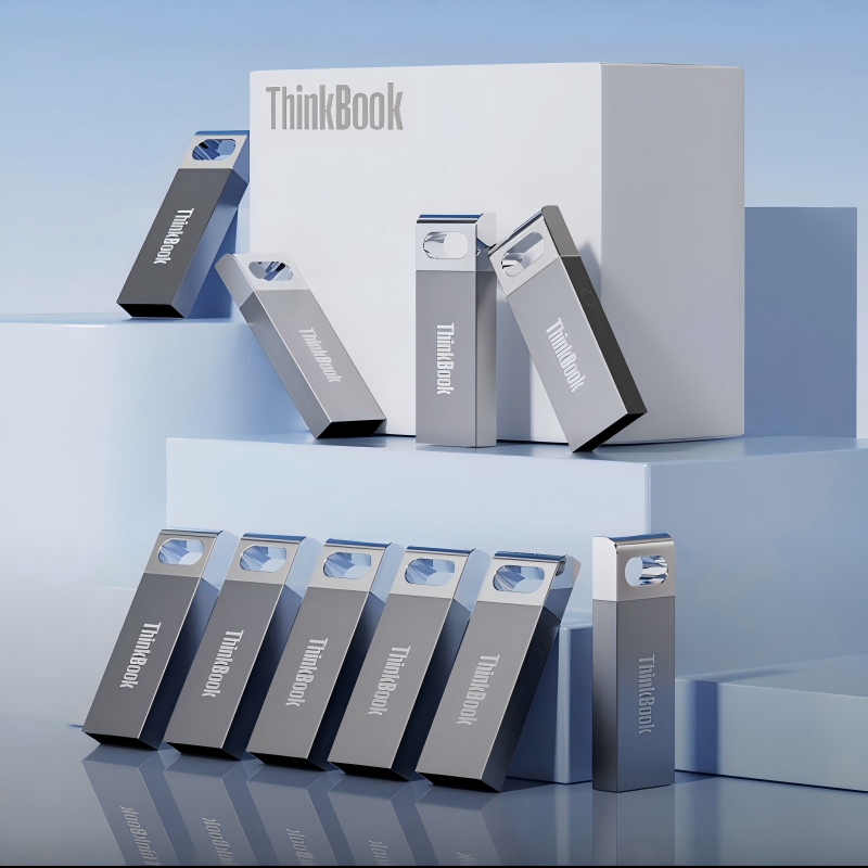 联想U盘正品32G金属高速车载小容量电脑办公优盘16定制标书投标8g