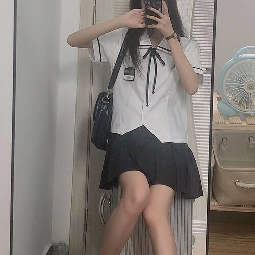 小椰中JK衬衫制服裙格裙套装夏季日系学生衬衣短裙全套校服班服女