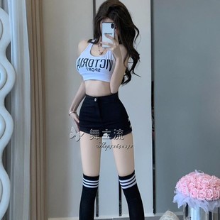 领舞B组爵士舞性感套装 酒吧DS演出服女团韩舞dj歌手gogo服装 新款