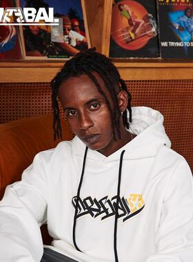 【清仓福利】TRIBAL 变形文字TSTAR连帽卫衣美式街头潮牌街舞滑板