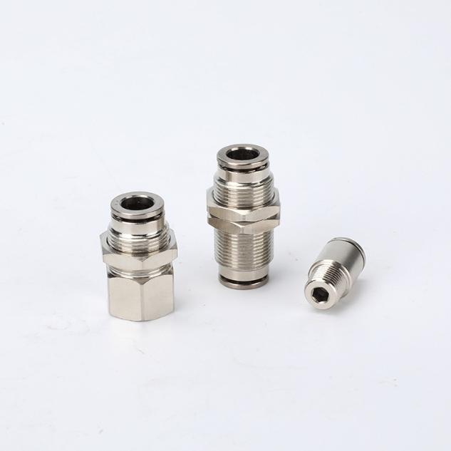 J-XXB71/72-D4/6/8/10/12气动快接不锈钢穿板快插直通隔板直接头