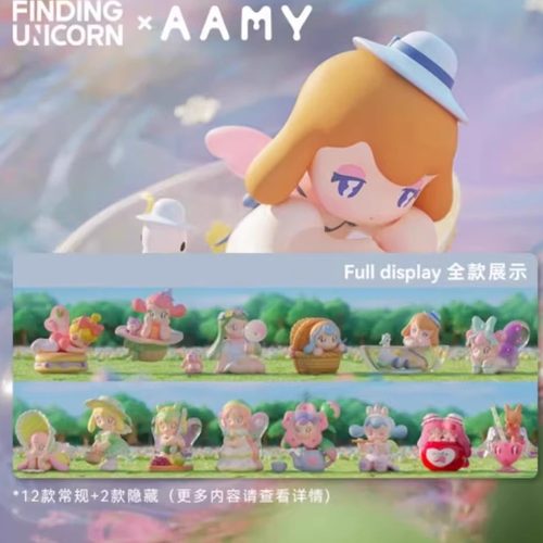 正版AAMY春日精灵系列盲盒手办潮