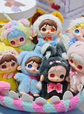 正版现货ruby齐乐绒绒盲盒可爱毛绒公仔娃娃手办潮流桌面摆件礼物