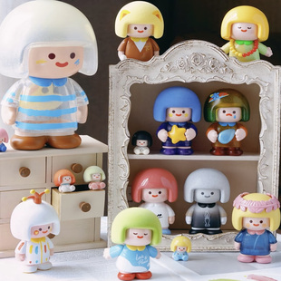 正版迷你麦格小小毕加索艺术联名盲盒周边潮玩具手办桌面摆件礼物