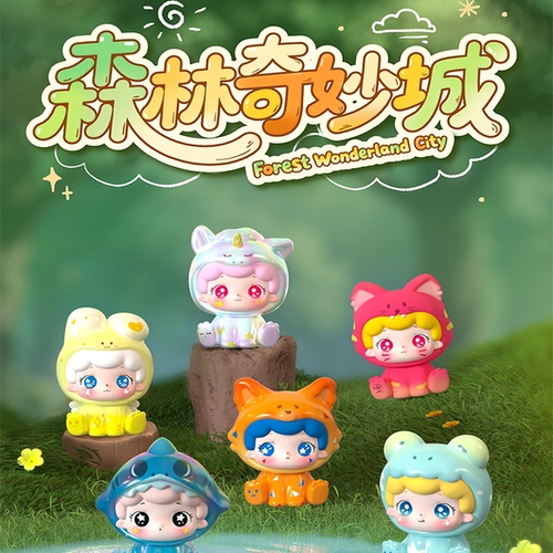 litter点点森林奇妙城盲盒手办潮