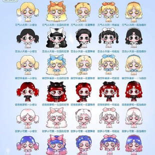 新品Kiki小小合唱团盲袋盲盒可爱萌粒公仔暗黑风手办摆件潮流玩具