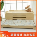 幼儿园床午睡床托育实木床儿童托管班床午休床叠叠床小学生午托床
