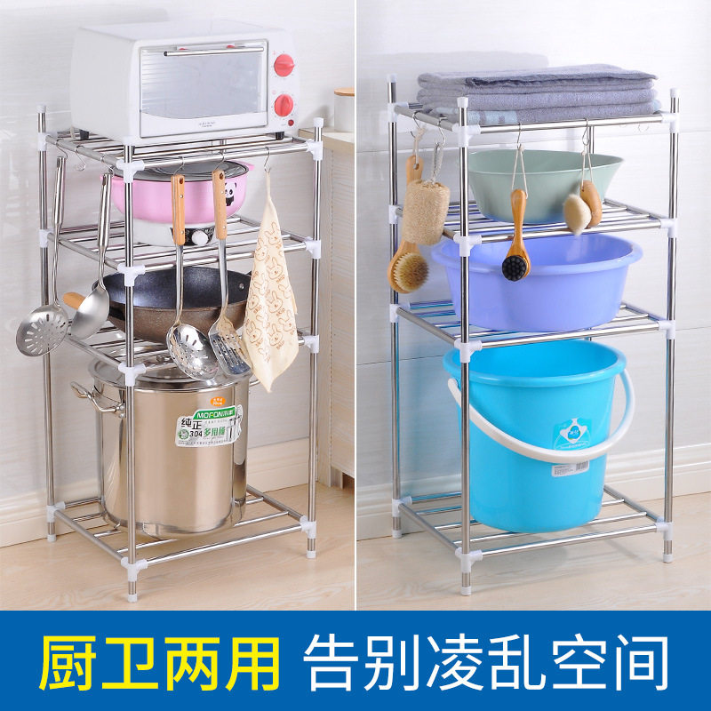 不锈钢厨房置物架锅浴室