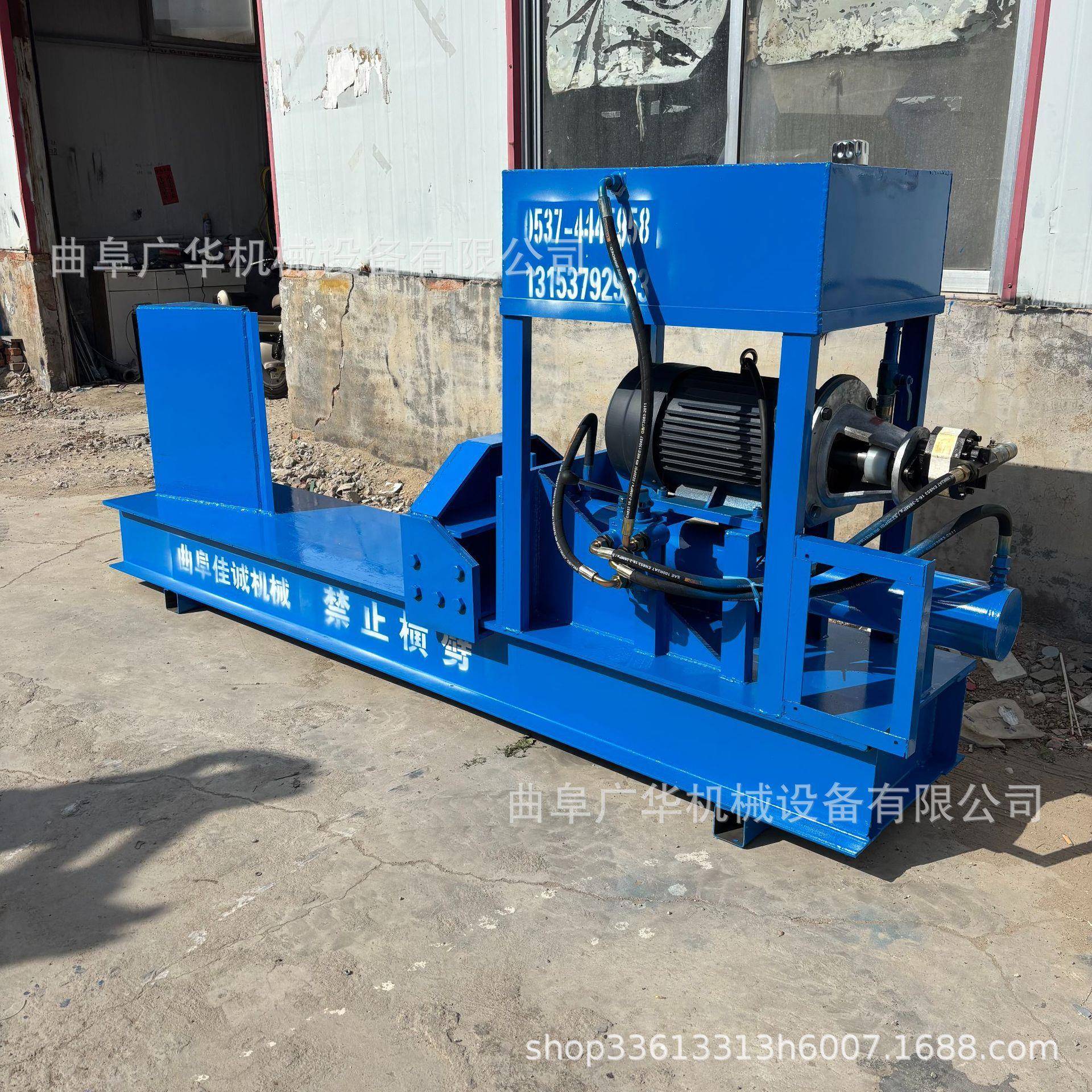 液压原木劈木机 树墩树根造纸劈裂机 电动劈柴机