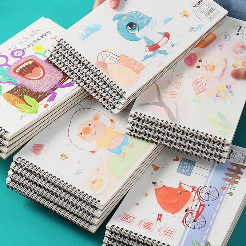 a4儿童线圈图画本空白画画纸本小学生一年级幼儿园加厚画纸绘画本,文具电教/文化用品/商务用品,水彩纸/本/水彩水粉颜料本,淘宝优惠券,粉丝福利购,淘宝优惠卷