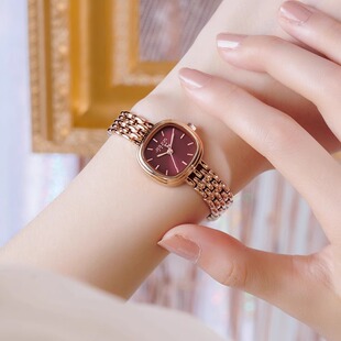 聚利时女士手表轻奢小方形表精致石英腕表高级1332 补贴福利价