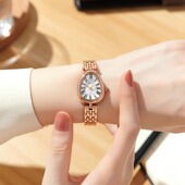 聚利时手表女士新款 小灵蛇设计 复古轻奢优雅小众高级女表1526