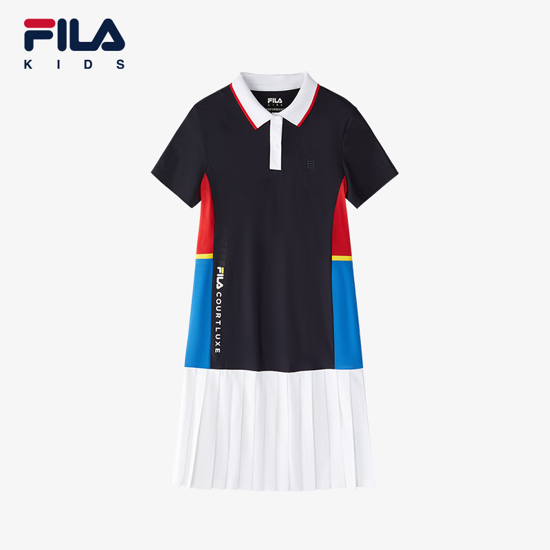 FILA斐乐女童透气网球连衣裙图片