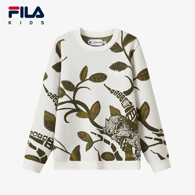 FILA斐乐男童休闲编织衫