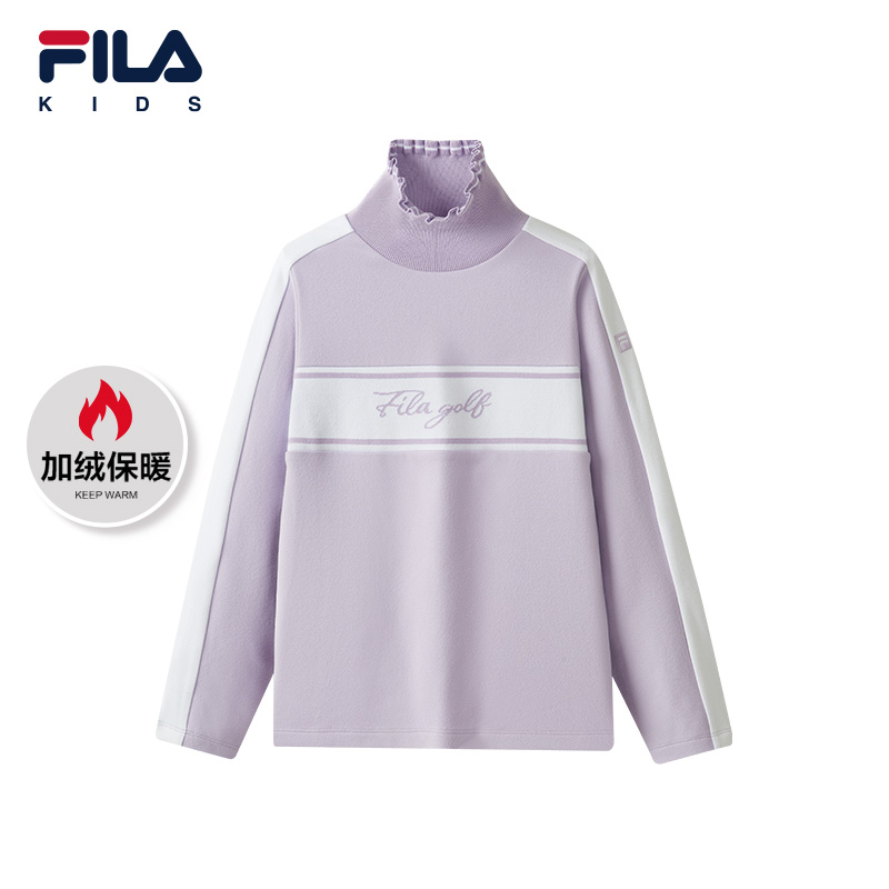 FILA斐乐女童针织长袖衫