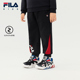 长裤 2025年冬季 新款 FILA斐乐儿童童装 男童小童休闲宽松针织裤 子