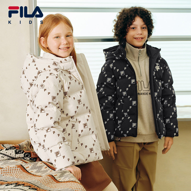 FILA斐乐儿童羽绒服2025年冬新款男女童防泼水外套面包服保暖冬装,童装/婴儿装/亲子装,羽绒服,淘宝优惠券,粉丝福利购,淘宝优惠卷