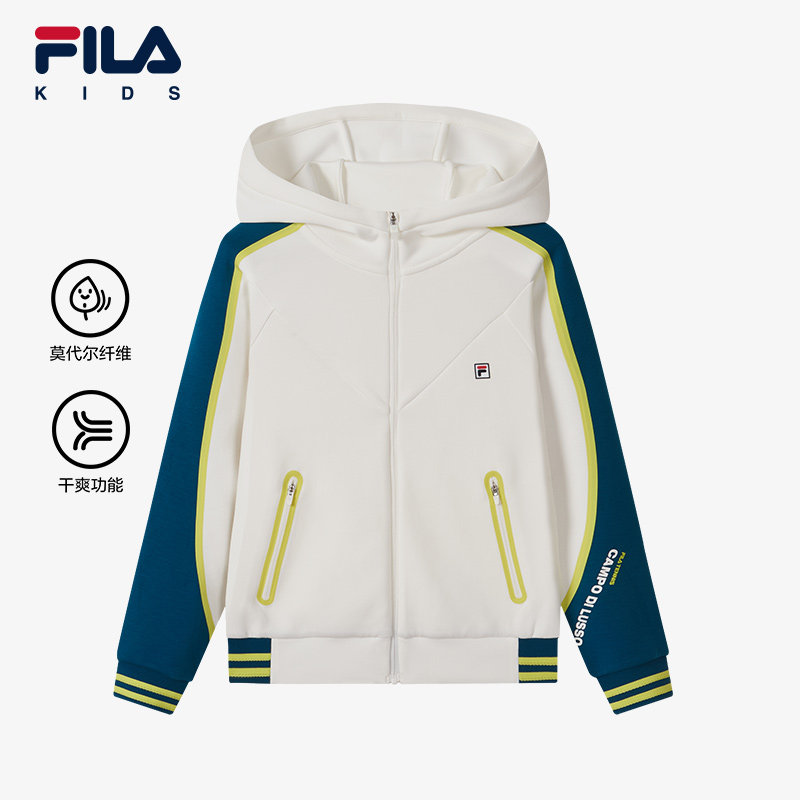 FILA斐乐针织连帽外套