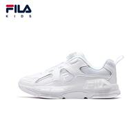 FILA children's shoes, running shoes, autumn Edition for boys and girls, button-up outdoor sports shoes, white sneakers thumbnail 6