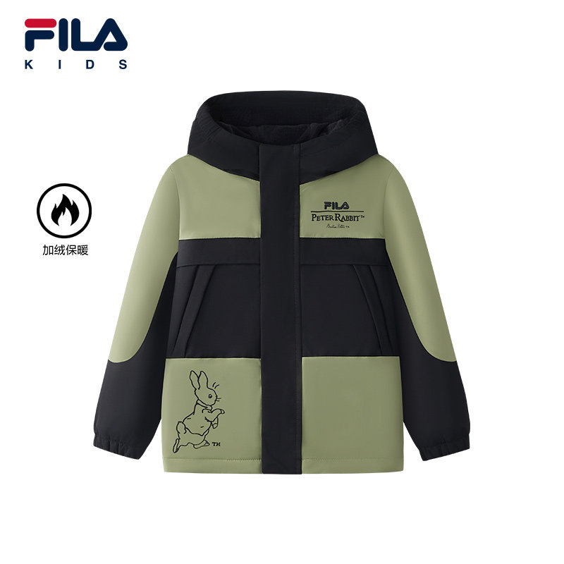 FILA X 彼得兔联名儿童童装外套2025年冬季新款男童小童休闲外套,童装/婴儿装/亲子装,普通外套,淘宝优惠券,粉丝福利购,淘宝优惠卷