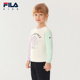 新款 FILA斐乐儿童童装 卫衣2025年秋季 女童小童休闲宽松套头上衣