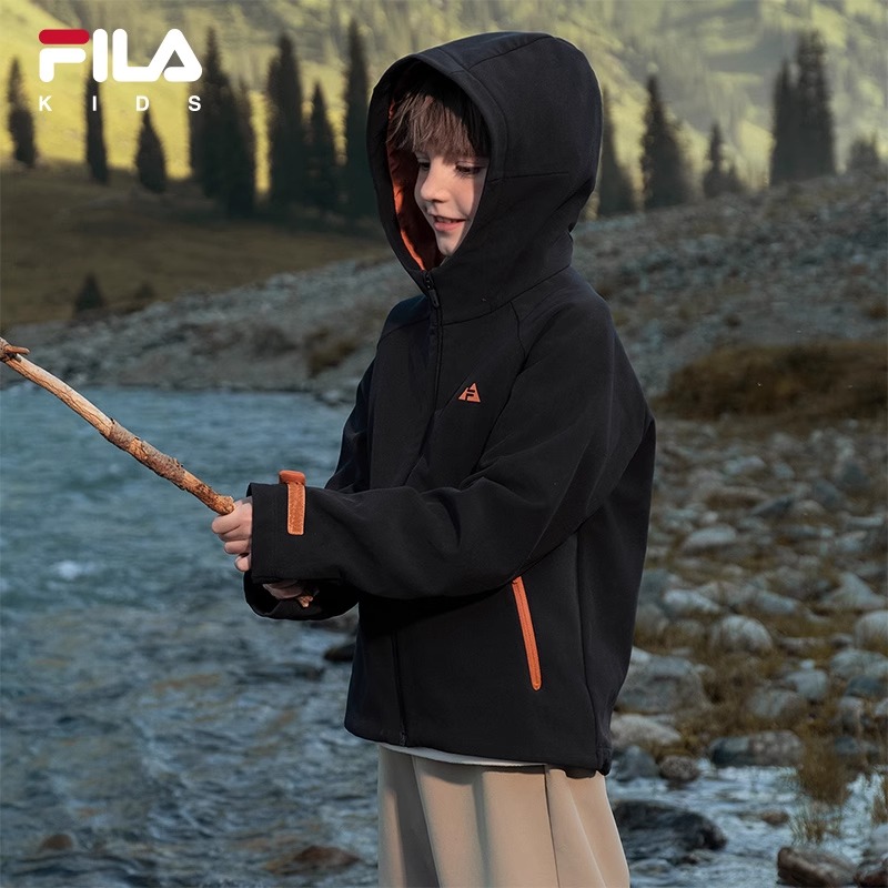 FILA斐乐男女童梭织外套