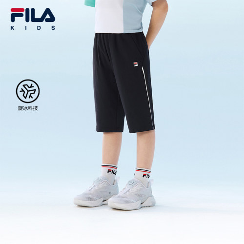 FILA斐乐男童针织七分裤