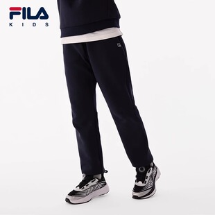 儿童长裤 男女童保暖休闲运动裤 2024秋装 新款 子 冬季 FILA斐乐童装
