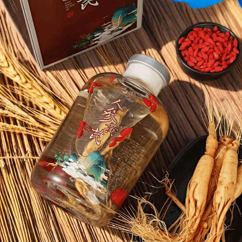 利满源人参黄芪酒52度吉林特产一瓶1500ml原装礼盒装自饮口粮酒