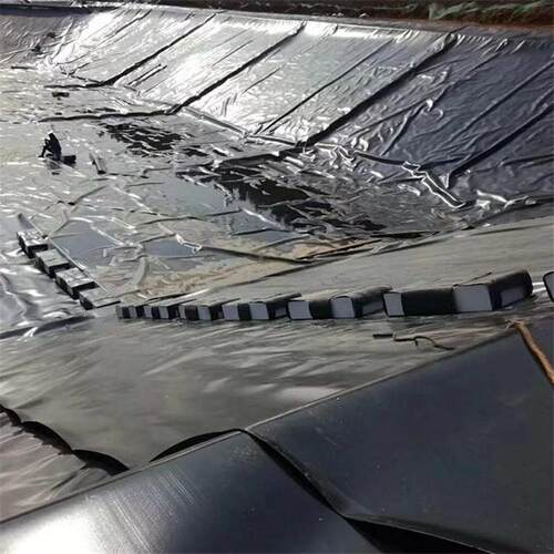 厂家面供应黑色防GOW渗土工膜 1.0mm土藕工池鱼塘膜HDPE光土工膜