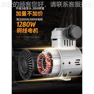 空气压修缩机 气22V木工装 0胜1400W 30斯特无油空压机低音便泵携式