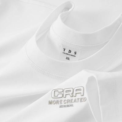 2025夏季新款男装潮流字母刺绣圆领短袖T恤冰丝棉纯色半袖体恤衫