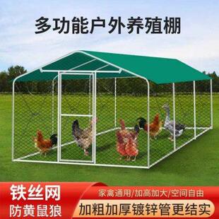 户外鸡棚鸡笼子室外大号养鸡鸭鸽笼专用笼防雨鸡舍家用特大养殖笼