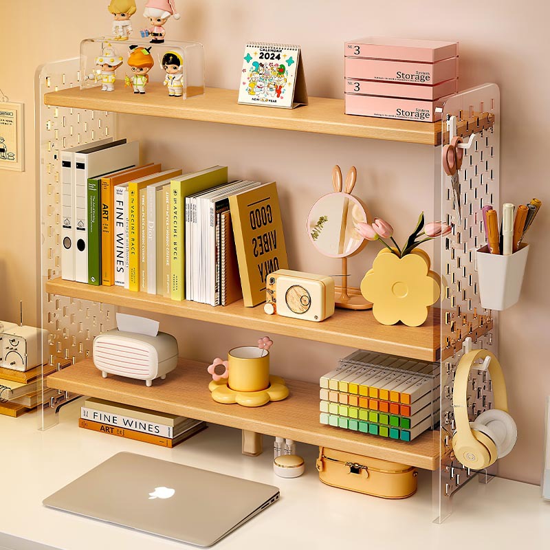 桌面杯子收纳置物架亚克力水杯架桌上茶具架子茶水间咖啡角展示架