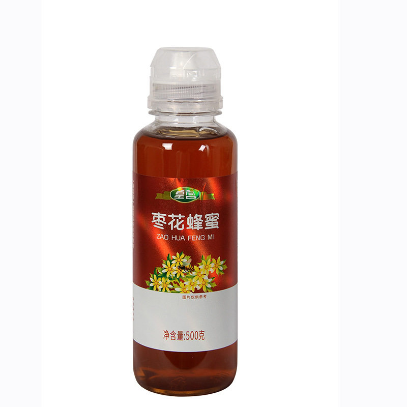 蜂蜜厂家供应枣花蜜500g瓶装农家自产百花蜂蜜荔枝枇杷蜜